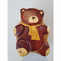 Teddy Bear Puzzle Box